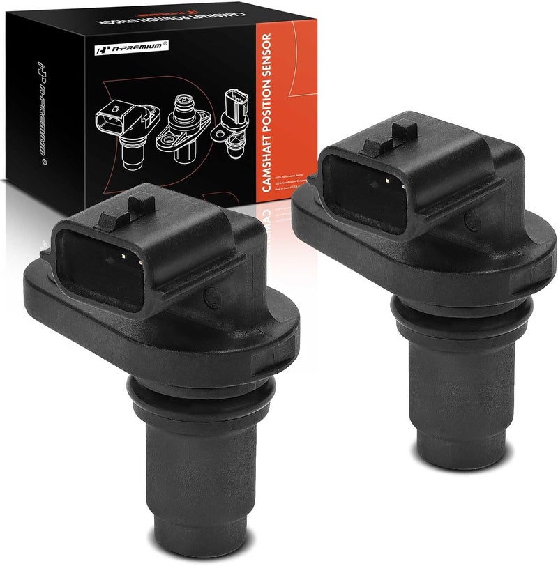 A-Premium 2-PC Engine Camshaft Position Sensor Compatible with Nissan Altima, Rogue, Rogue Select, Sentra, Murano, Pathfinder, Maxima, Quest & Infiniti QX60, Q50, G25, G35, M35, M35h, Q70, JX35, FX35 - Image 1